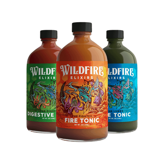 Wildfire Elixirs - Whole Body Health 3-Pack of 2oz wellness tonics
