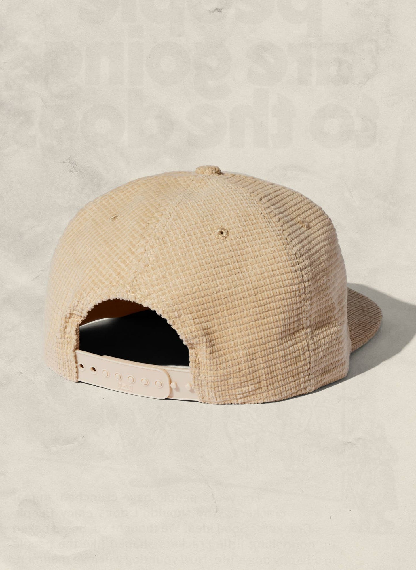 Waffle Corduroy Field Trip Snapback Hat: Slate