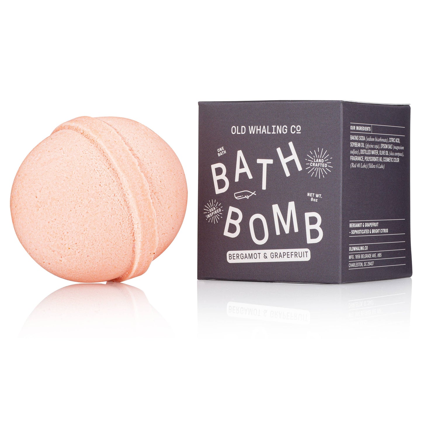 Bergamot &
Grapefruit Bath Bomb