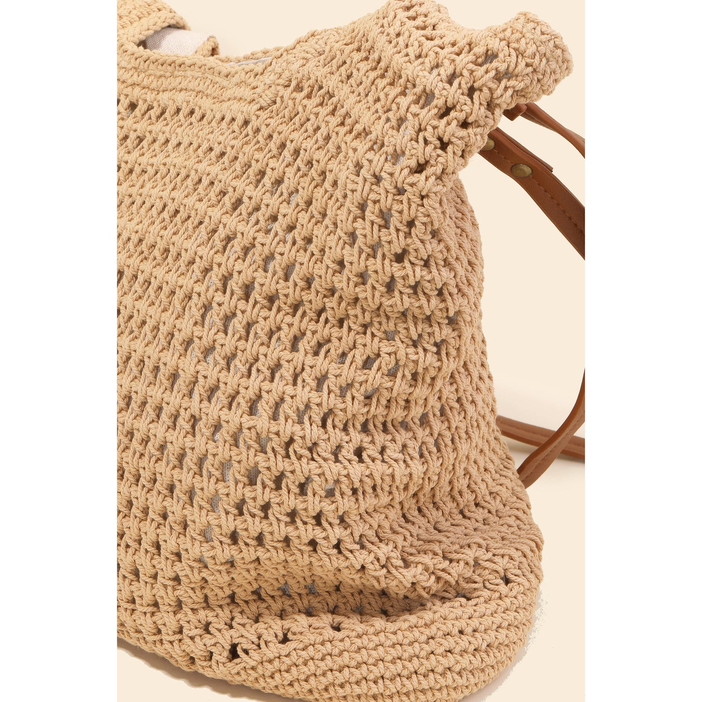 Straw Braided Rectangle Tote Bag: KA