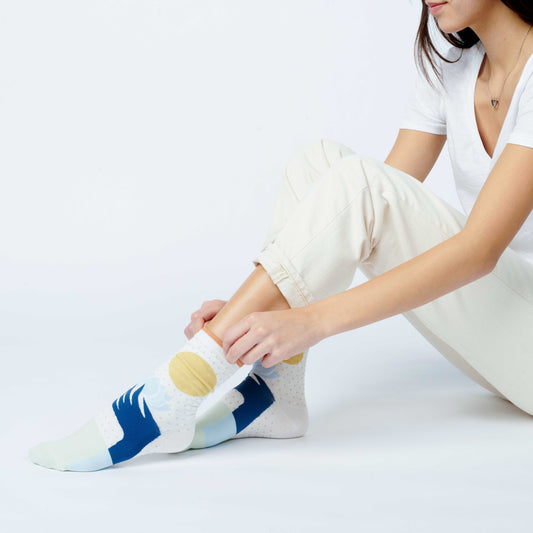 Hooray Sock Co. - Lotus: Small (Women's 4 - 10)