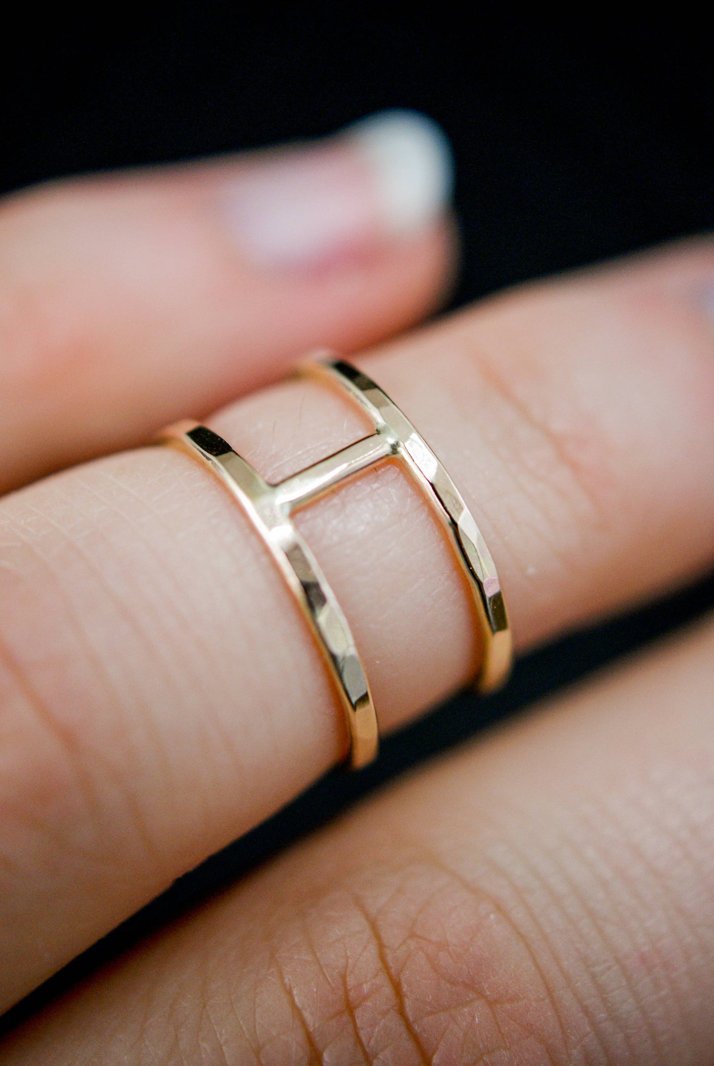 Hannah Naomi - Thick Cage Ring, 14K Gold Fill: Smooth Finish / 6.5 / Small