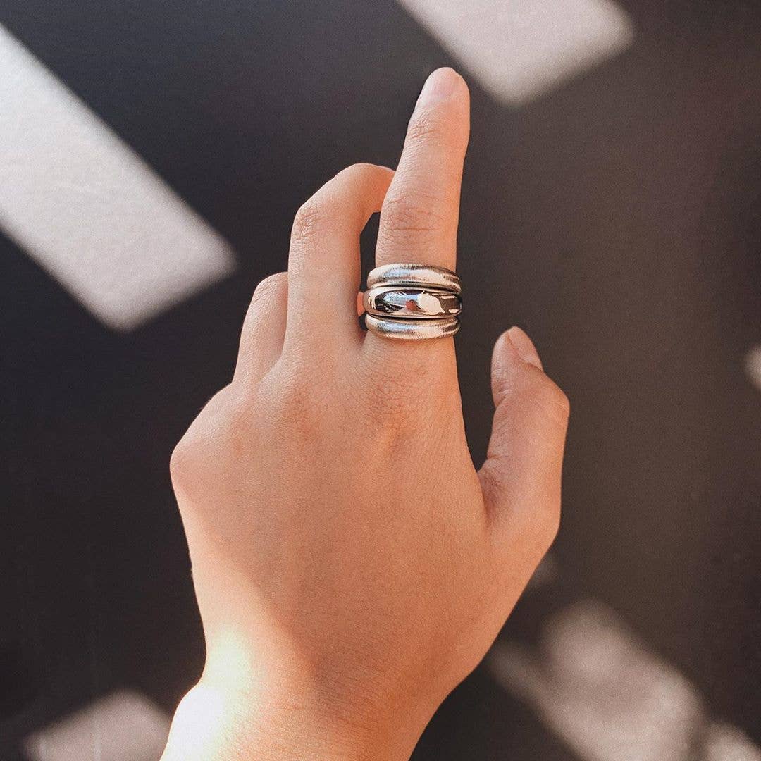 Marcia Moran - Bistro Ring: Gold Plated / 8