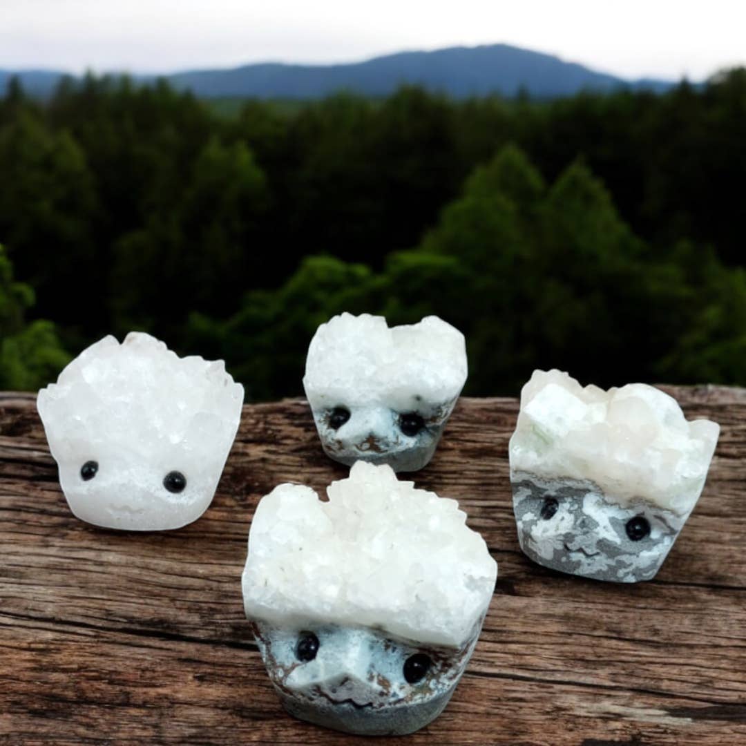 Wax Apothecary - NEW Apophyllite Buddy Crystal Cluster Rock Friends 💎✨
