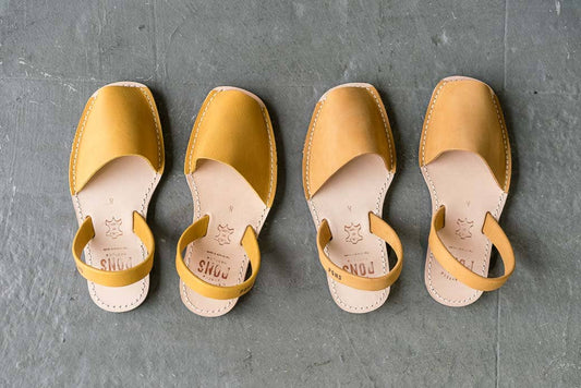Pons Shoes - Classic Women - Mustard: 6