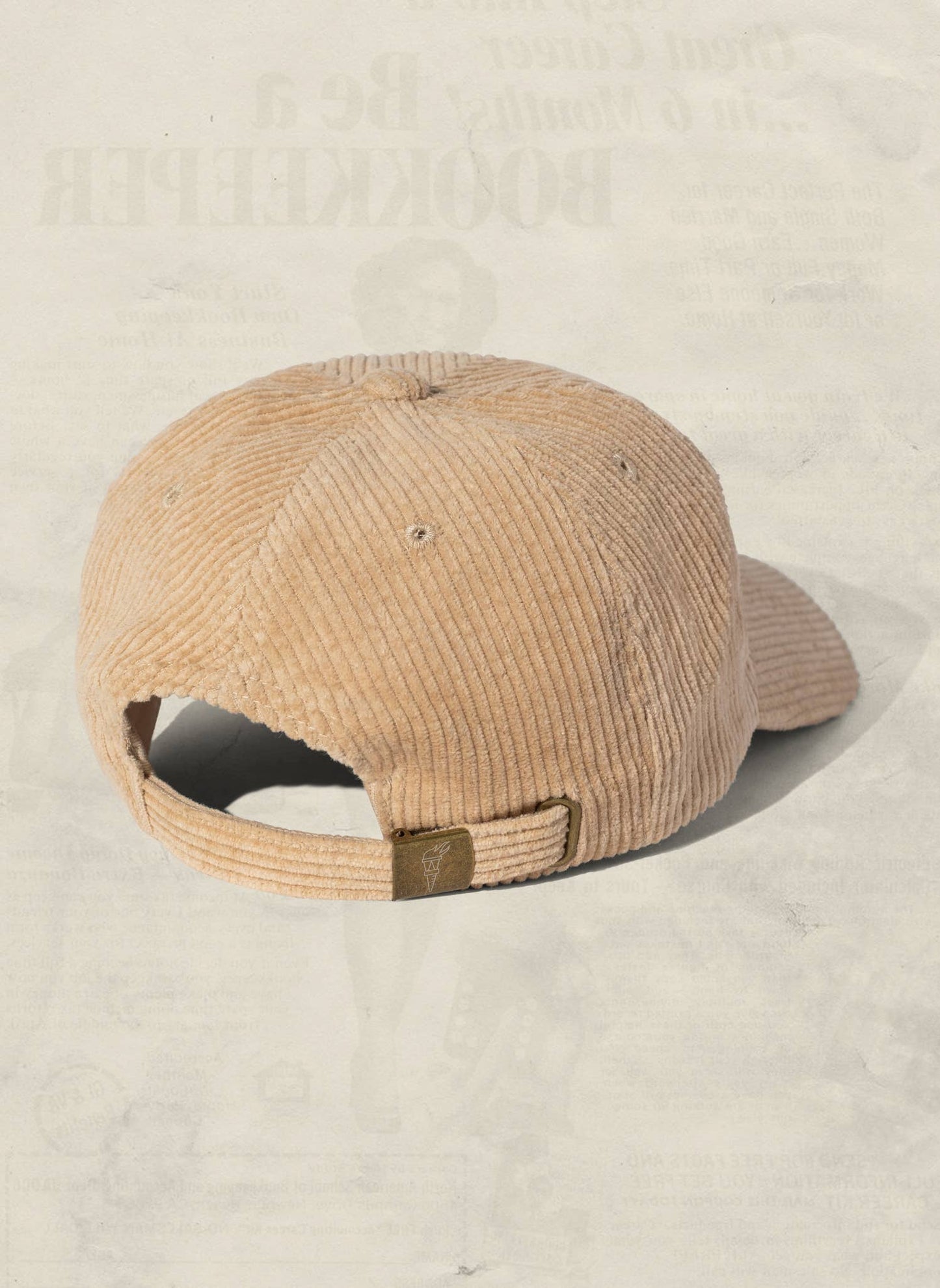 Corduroy Dad Hat (+8 colors): Eggshell