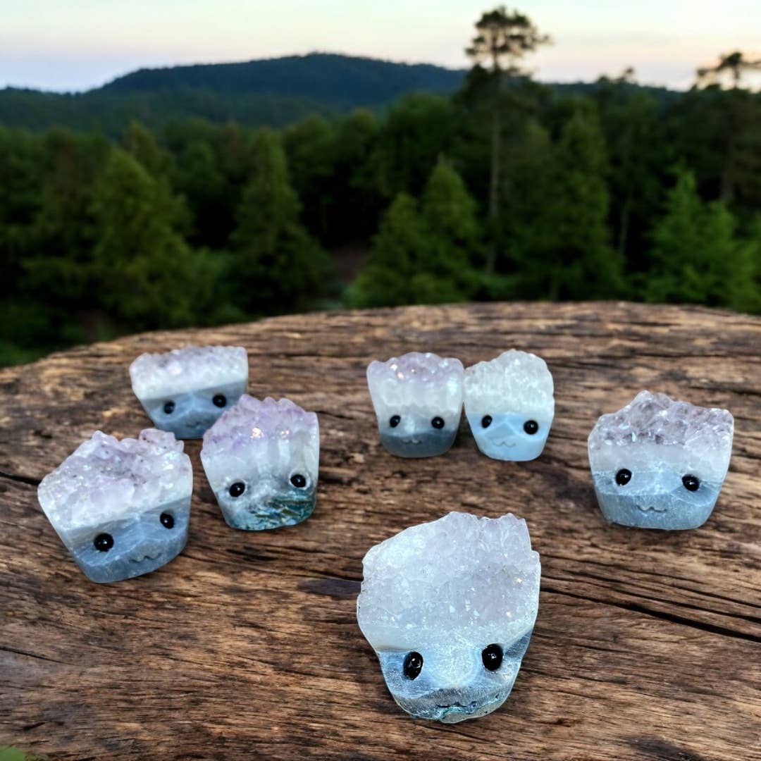 Wax Apothecary - NEW Agate Amethyst Buddy Crystal Cluster Rock Friends ๐โจ