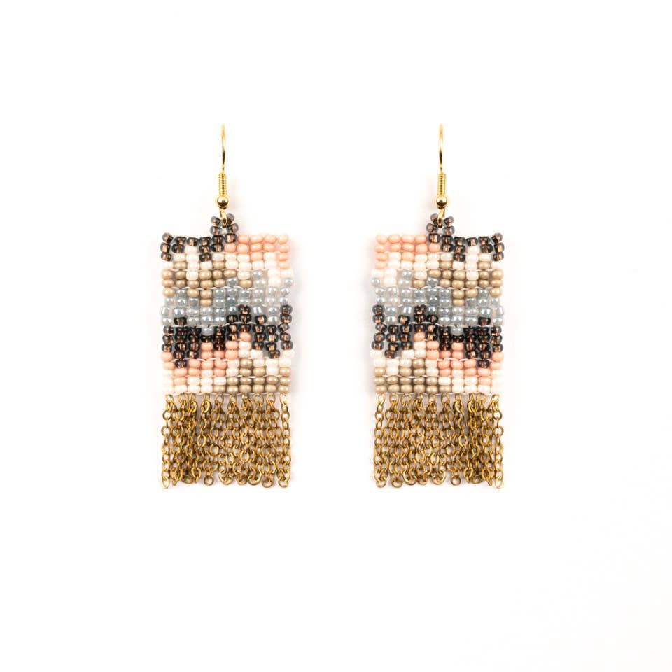 Rhythm Fringe Earrings: Midnight