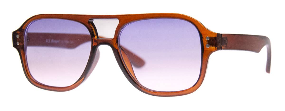 Greetings - Sunglasses: Brown/Purple