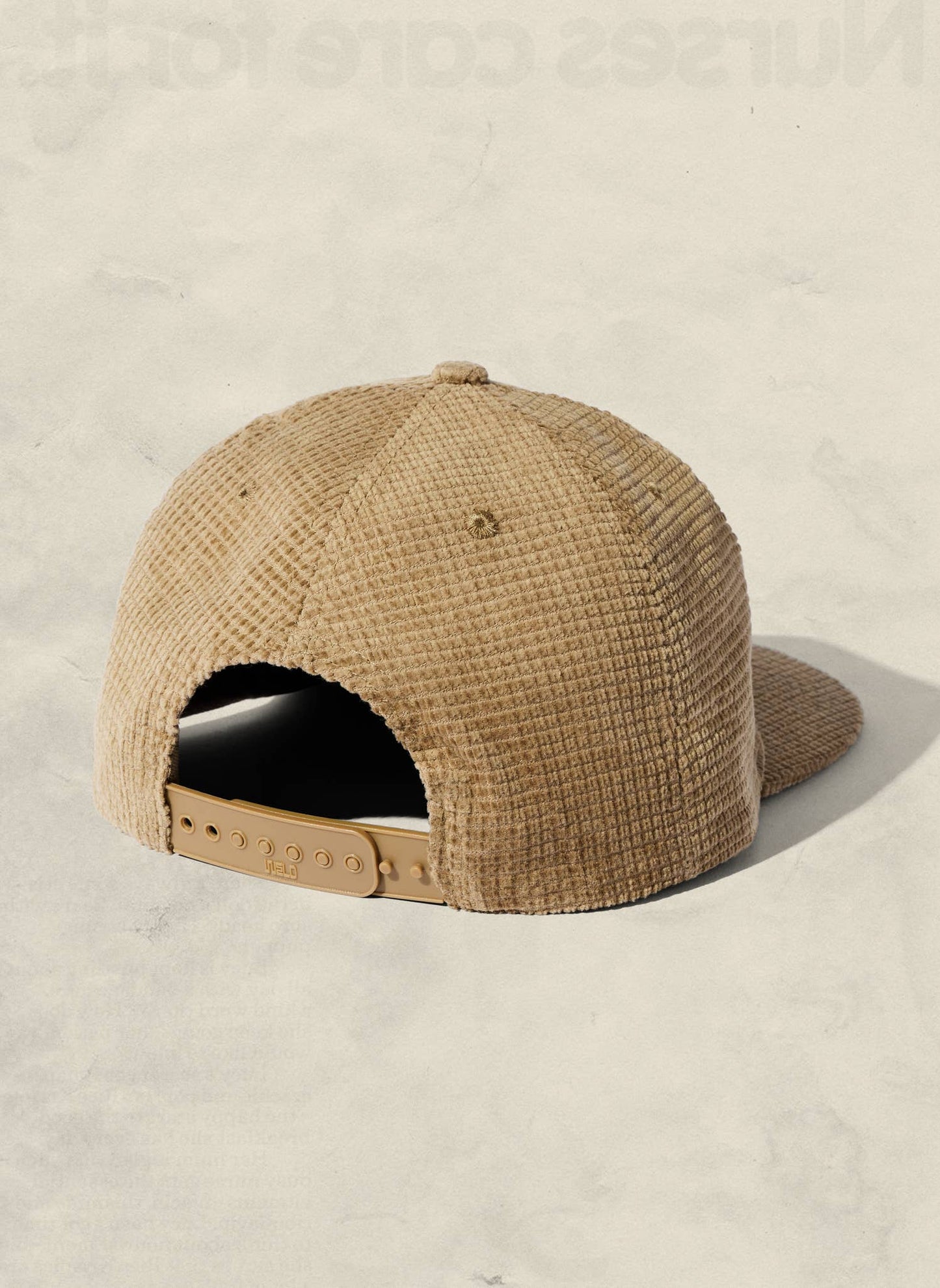 Waffle Corduroy Field Trip Snapback Hat: Slate