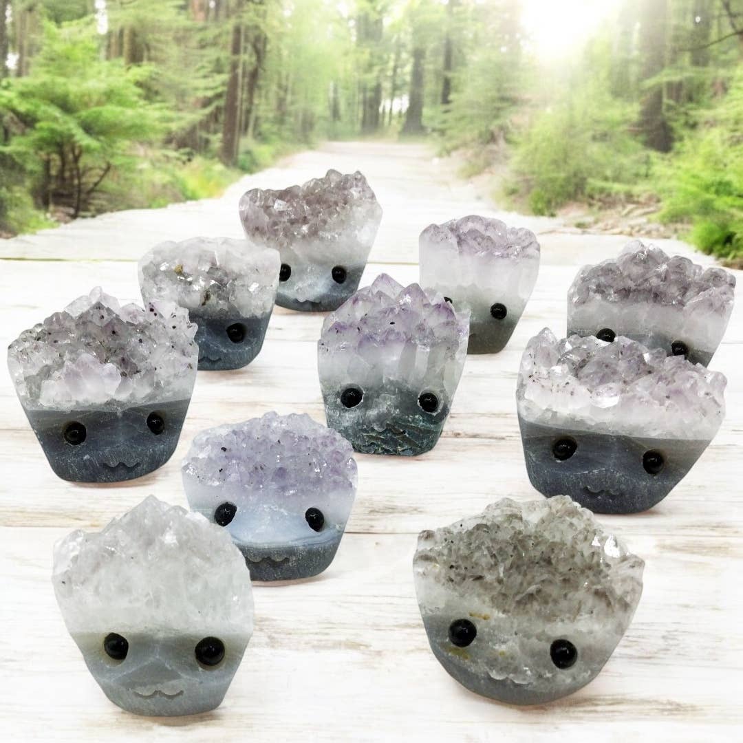 Wax Apothecary - NEW Agate Amethyst Buddy Crystal Cluster Rock Friends ๐โจ