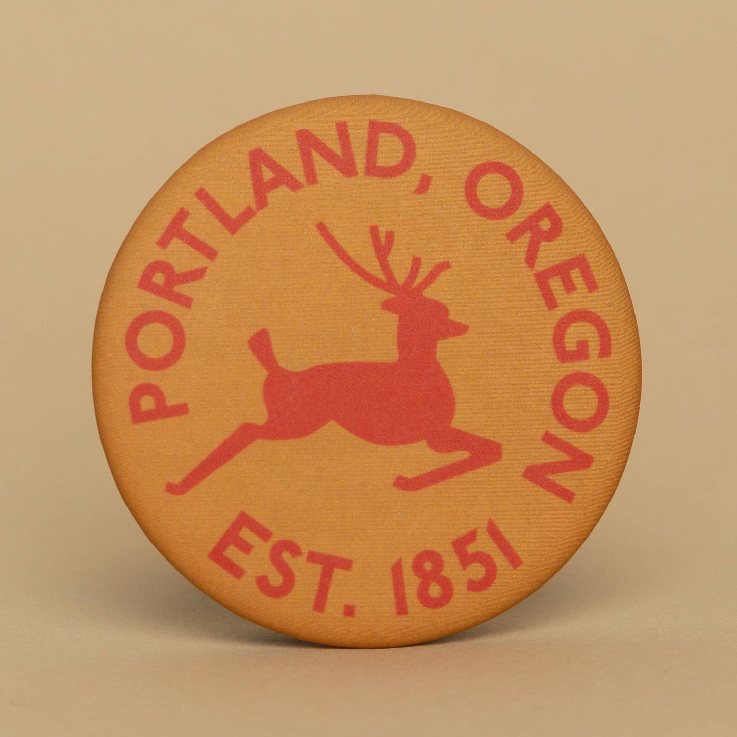 Tender Loving Empire - Portland Stag Round Magnet