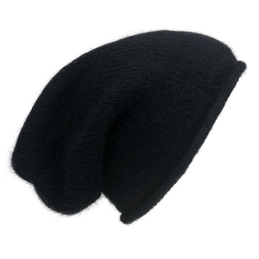 SLATE + SALT - Black Essential Knit Alpaca Beanie