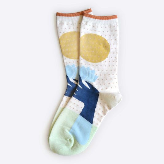 Hooray Sock Co. - Lotus: Small (Women's 4 - 10)