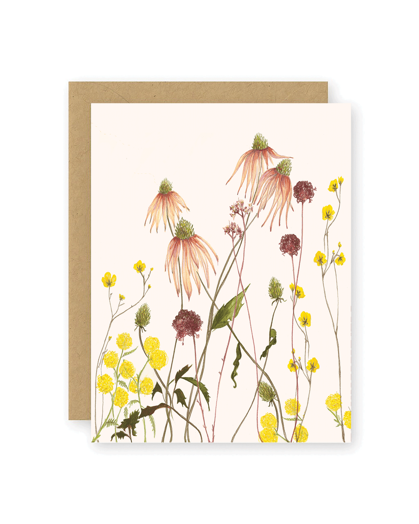 Elana Gabrielle - Garden Flowers Greeting Card