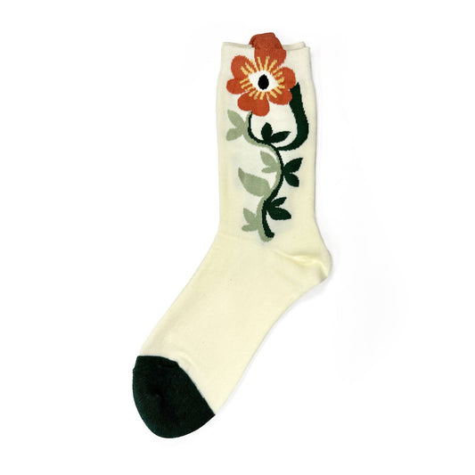 Rainbow Unicorn Birthday Surprise - Farrow Socks - Light Yellow