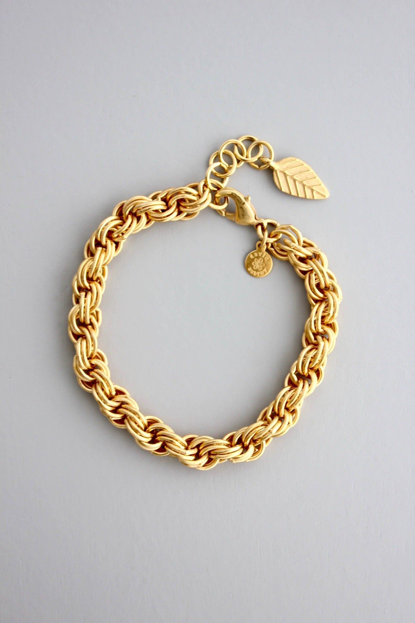 David Aubrey Jewelry - DORB18 Rope Gold Chain Bracelet