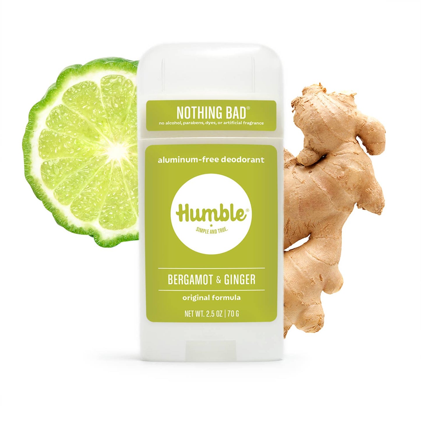 Humble Brands, Inc. - Bergamot & Ginger Deodorant