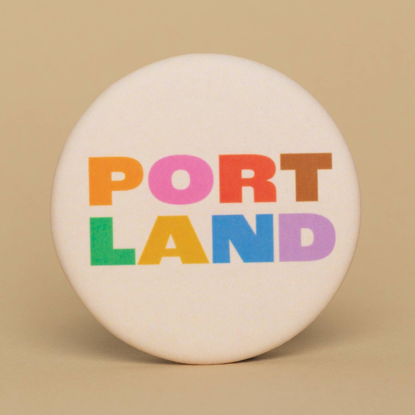 Tender Loving Empire - Portland Color Block Round Magnet