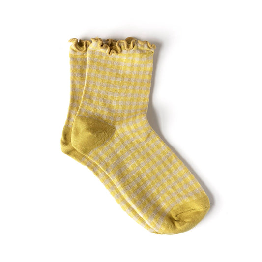 Rainbow Unicorn Birthday Surprise - Reese Socks: Yellow
