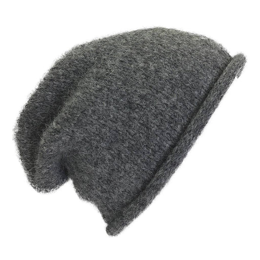SLATE + SALT - Charcoal Essential Knit Alpaca Beanie