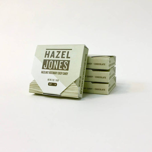 Oregon Bark - Hazel Jones - Hazelnut Rosemary Crisp Candy in 70% Chocolate