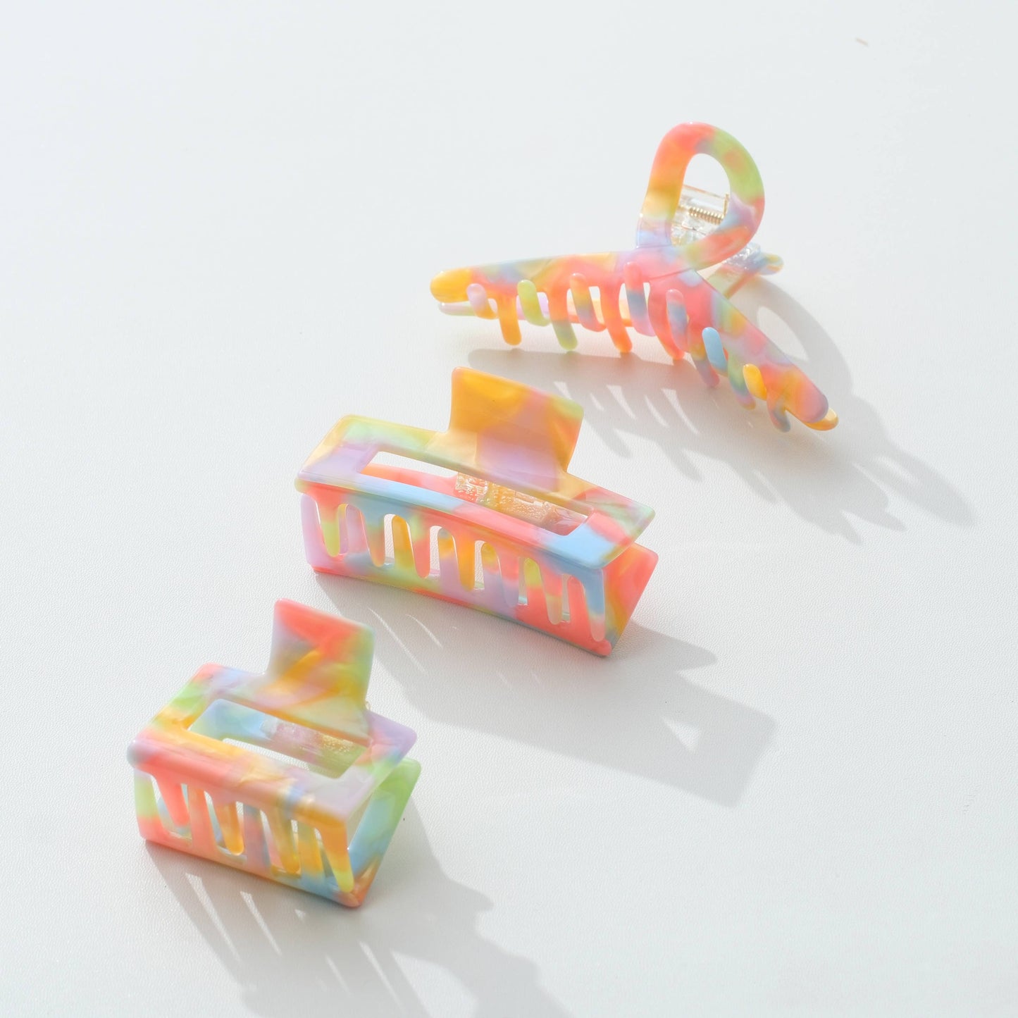 Adorro - Rainbow Paradise S/M - Assorted Claw Clips: Assorted