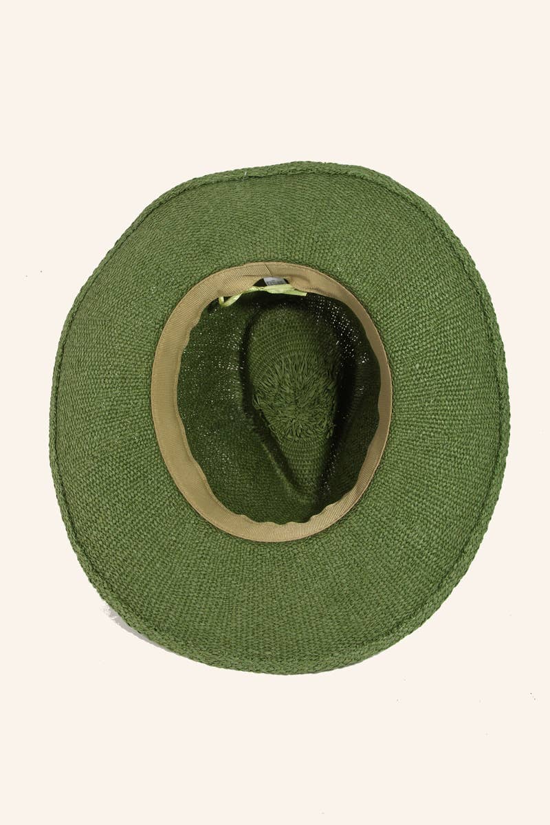 Straw Weave Sun Hat: RU