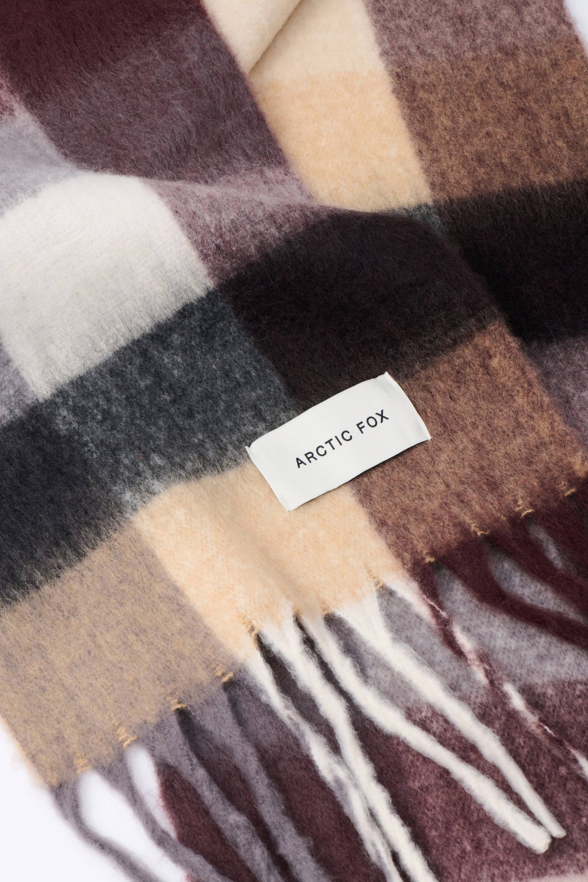 Arctic Fox & Co. - North America - The Reykjavik Scarf - 100% Recycled - Dark Berry - FW26