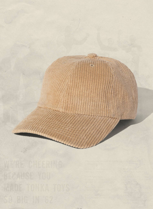 Corduroy Dad Hat (+8 colors): Eggshell