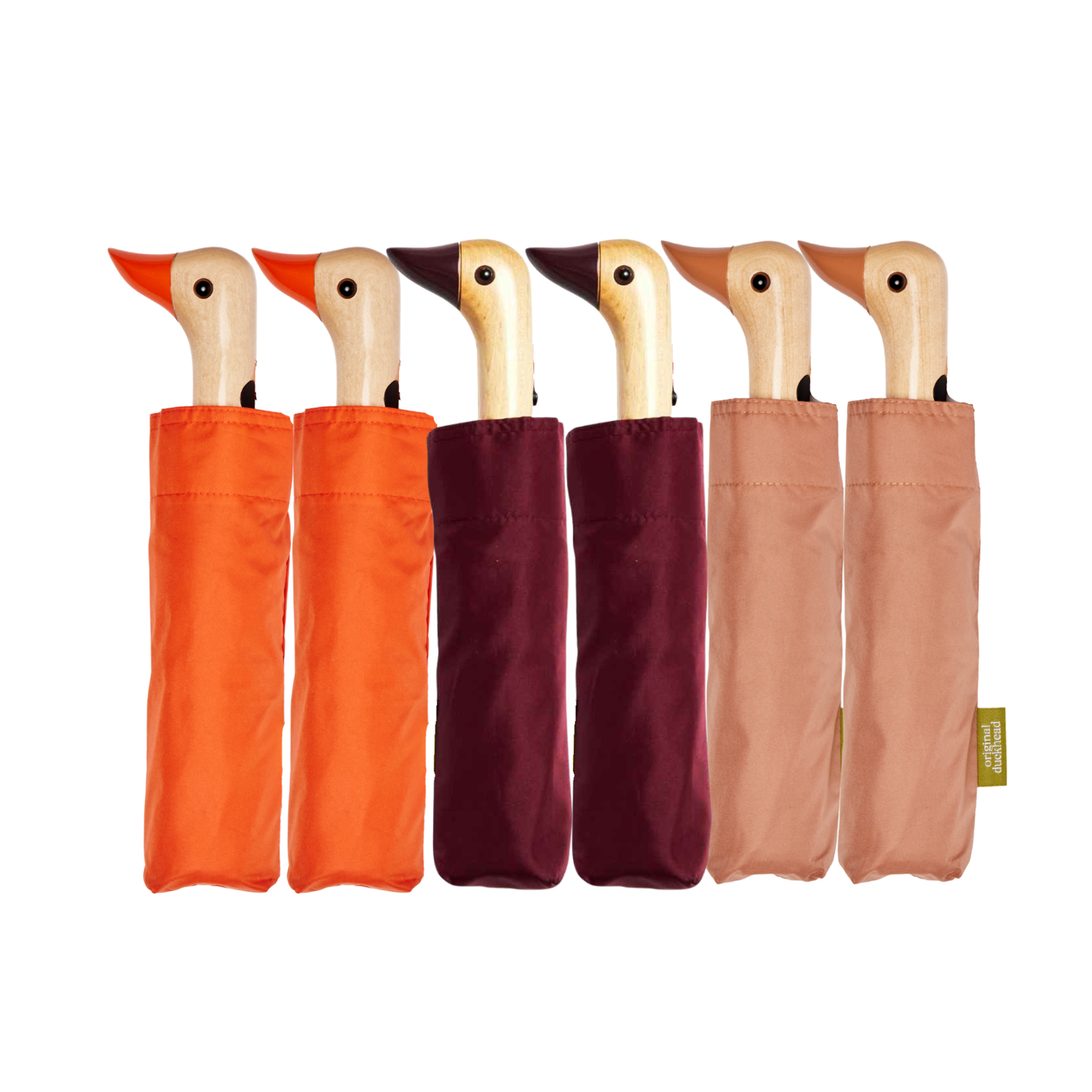Original Duckhead USA - NEW! Multipack Papaya/Cherry/Mocha Mousse Duckhead Umbrella