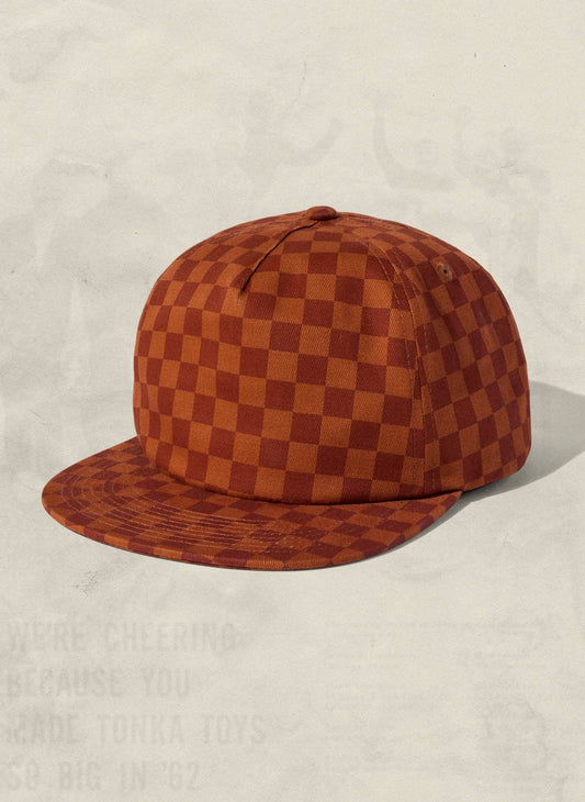 Tonal Checkerboard Field Trip™ Hat: Rust Tonal - Checkerboard