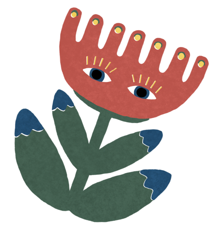 Isatopia - Oracle Flower - individual sticker