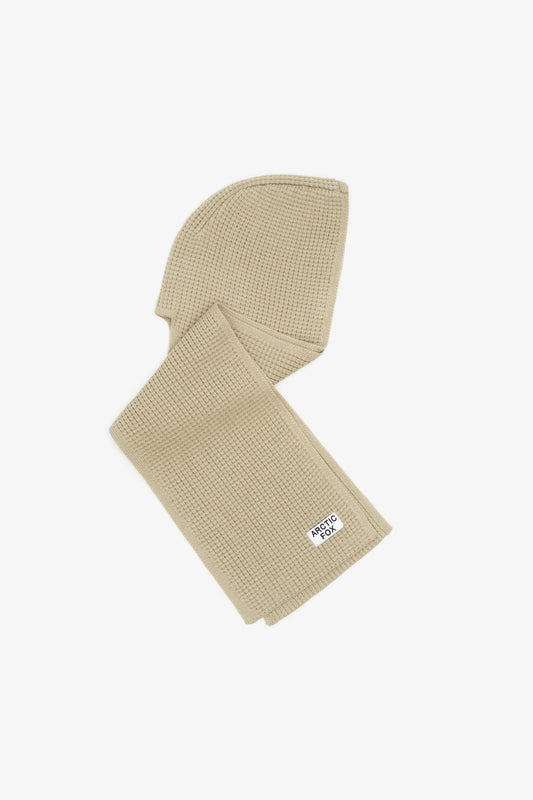 ARCTIC FOX & CO. - The Recycled Bottle Hooded Scarf - Arctic Grey - AW24