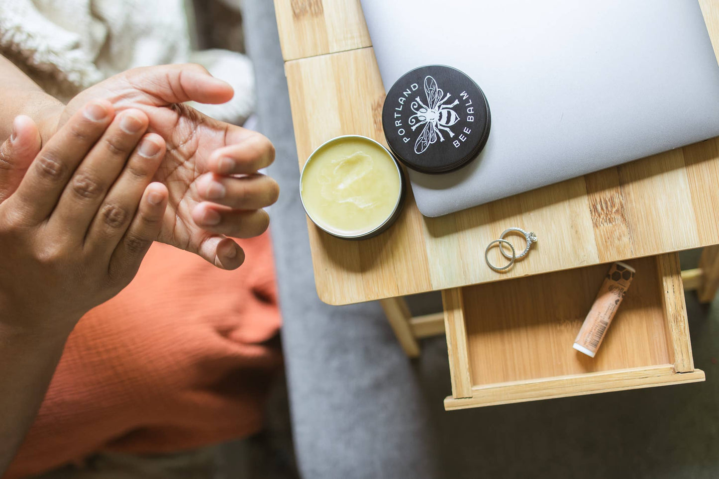 Portland Bee Balm - Simple Salve - Unscented Beeswax Skin and Hand Balm