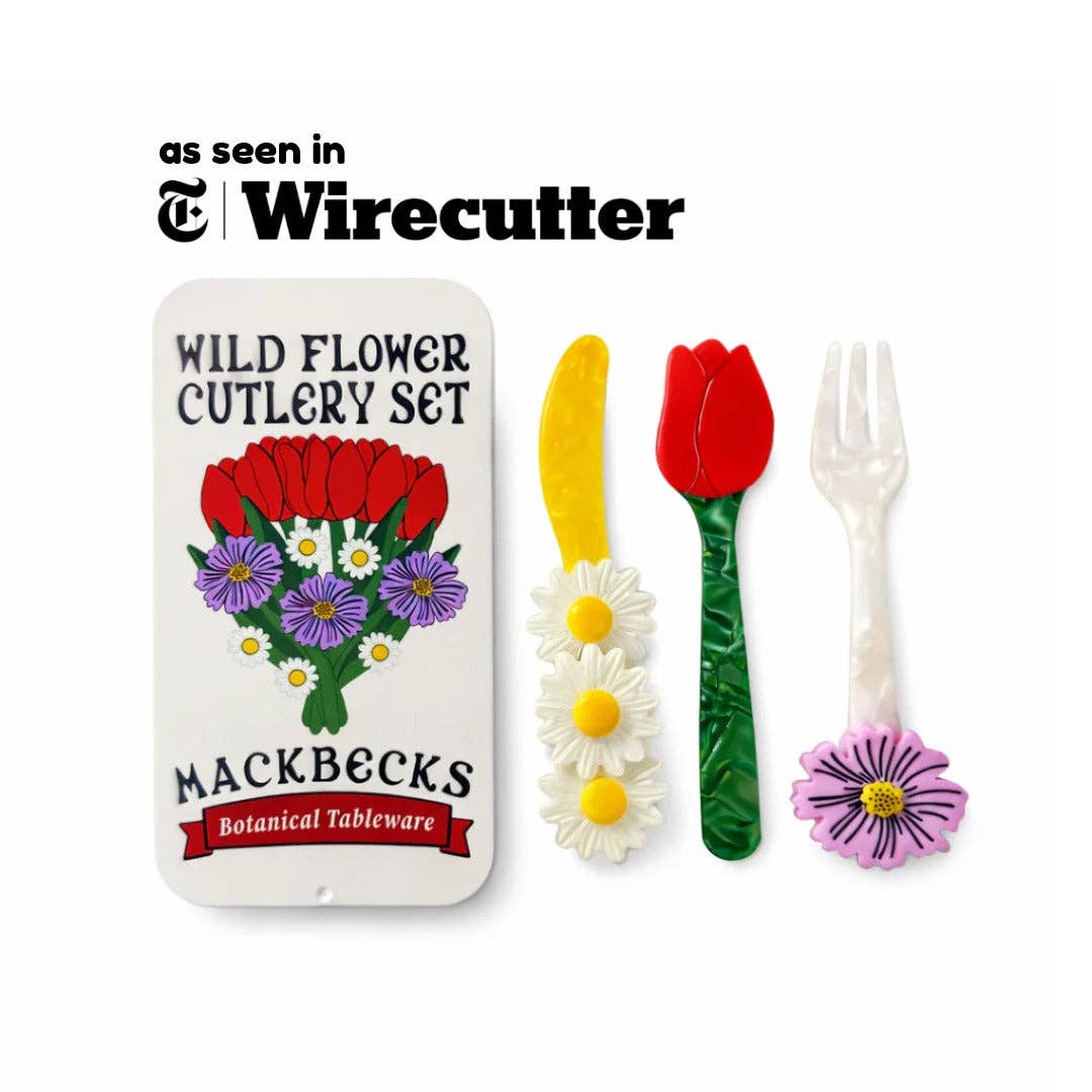 MackBecks - Wildflower Cutlery Set