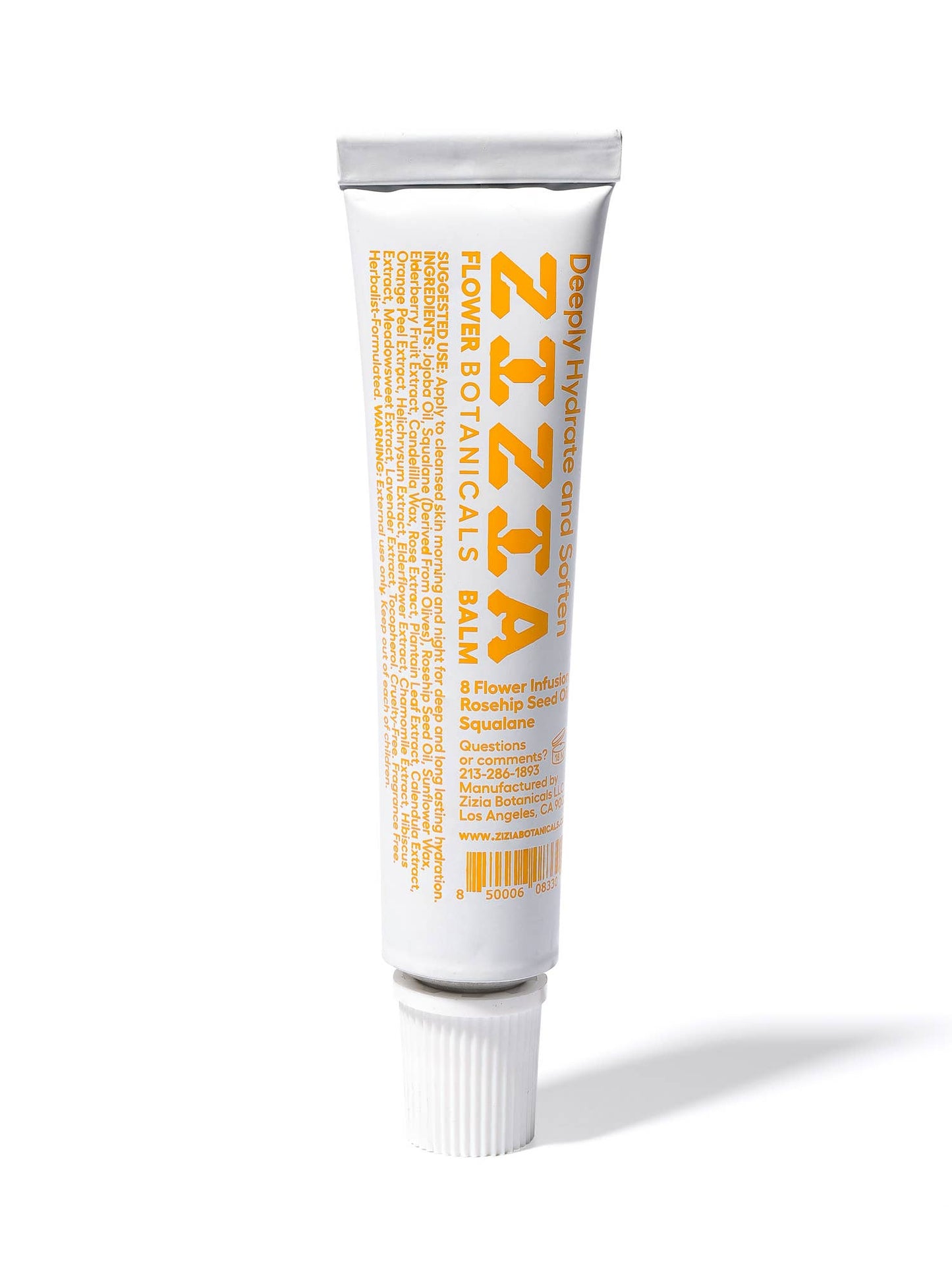 Zizia Botanicals - Flower Balm-Daily Face Moisturizer: .5oz Aluminum Tube