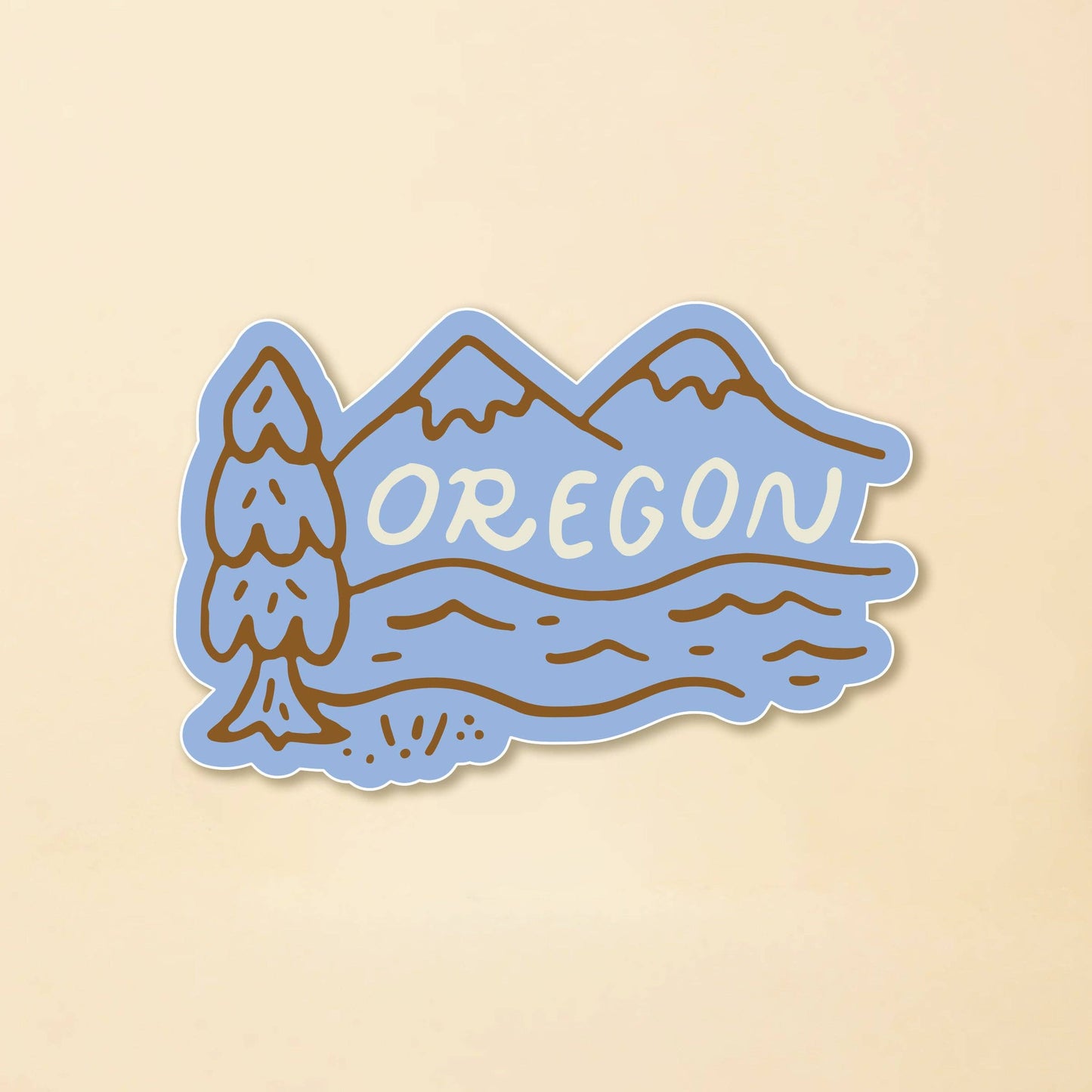 Tender Loving Empire - Oregon River Sticker