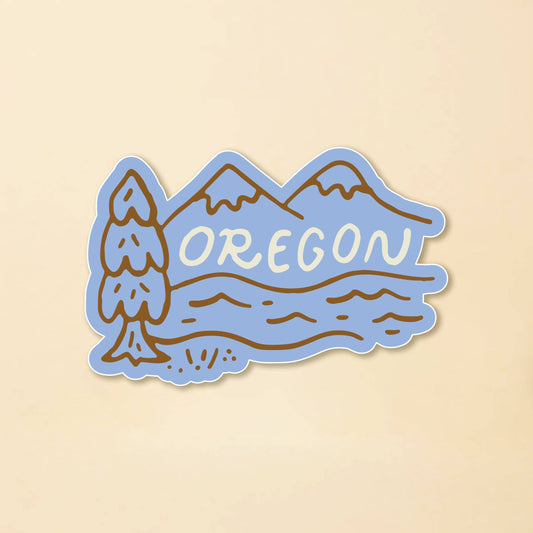 Tender Loving Empire - Oregon River Sticker