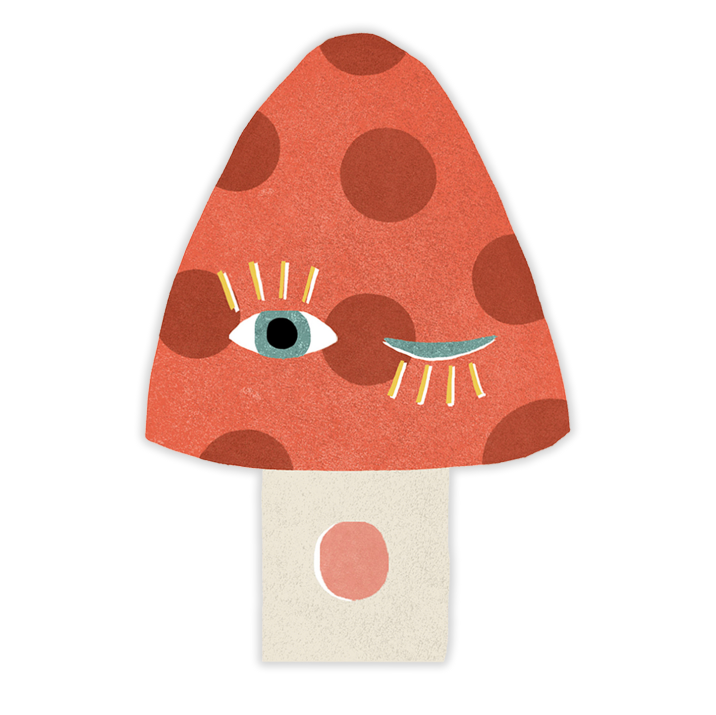 Isatopia - Mushroom Blink - individual sticker
