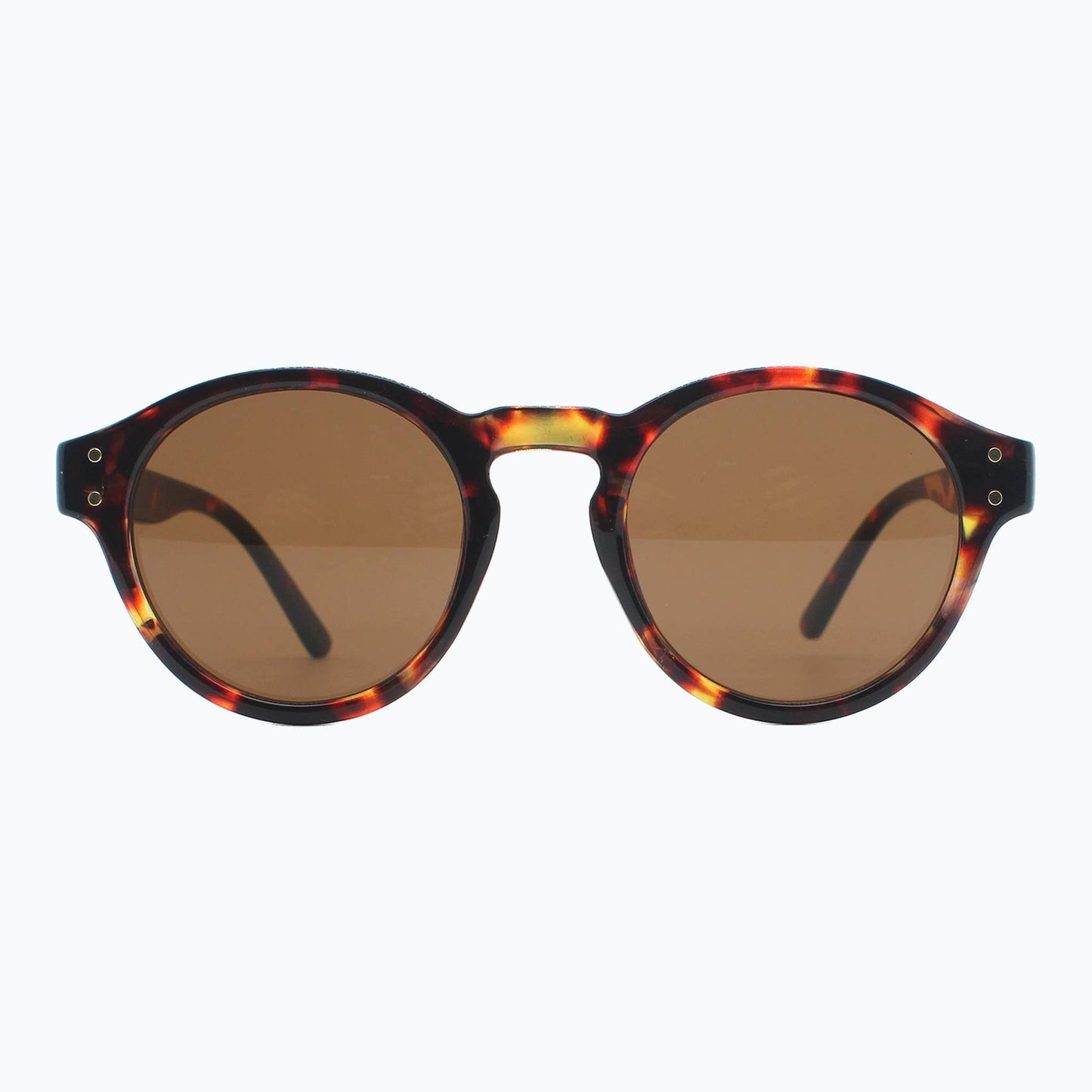 Jaxy Eyewear - Sunset Theory - Vintage Round Sunglasses for Women & Men: Grey