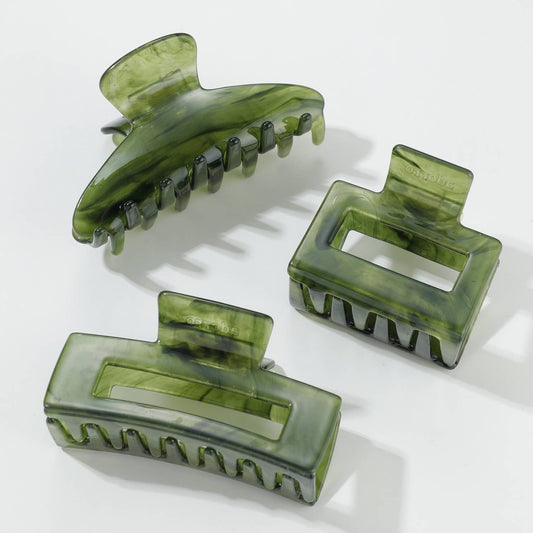 Adorro - Jade Green S/M - Assorted Claw Clips : Assorted