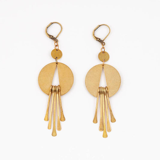 Altiplano - Cut Out Fringe Earrings