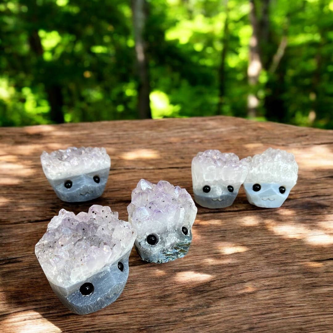 Wax Apothecary - NEW Agate Amethyst Buddy Crystal Cluster Rock Friends 💎✨