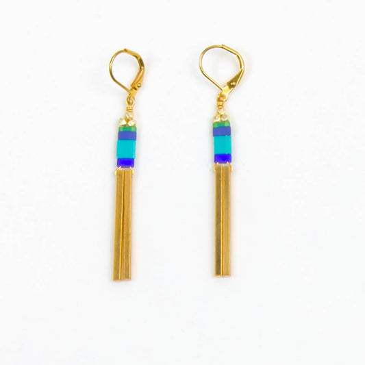 Altiplano - Miyuke Stick Earrings: Turquoise