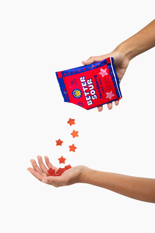 Better Sour - Better Sour | Tart Cherry Gummy Stars, 1.8oz