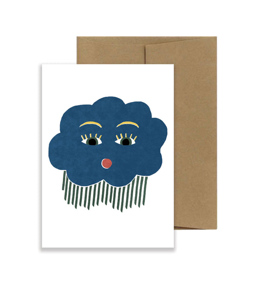 Isatopia - Rainy Cloud Card - Wide Eyes Series