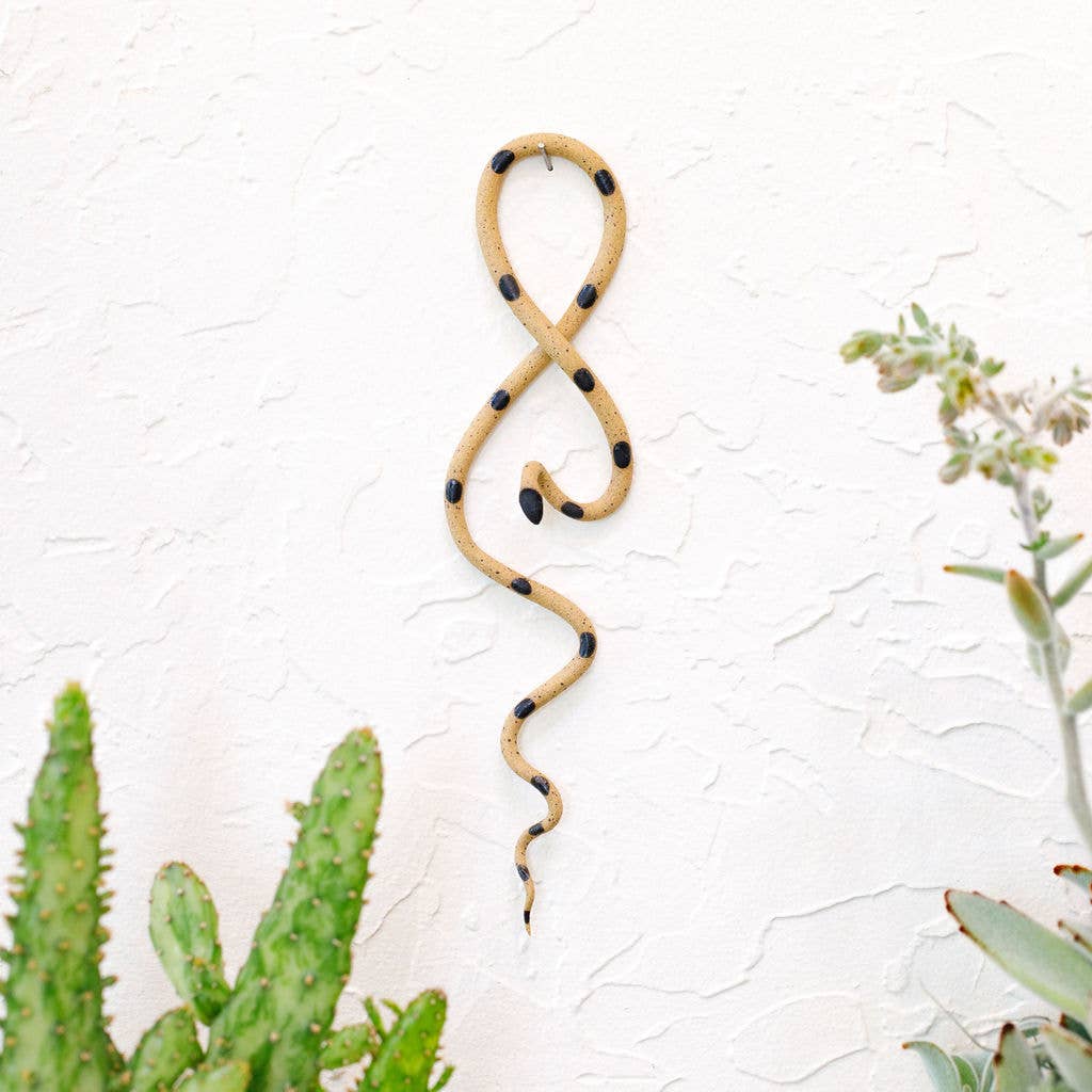 Carter & Rose - Ceramic Snake Ornament: Simon