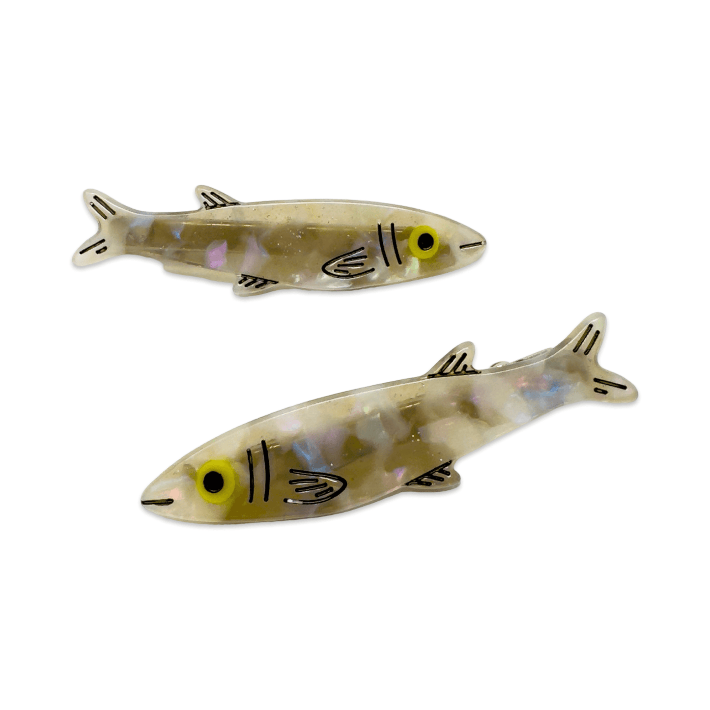 Jenny Lemons - Sardine Alligator Hair Clip Set