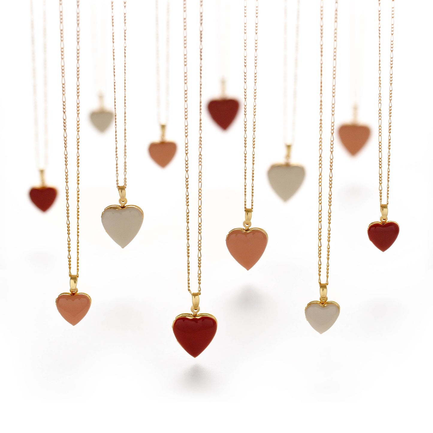 Amano Studio - Small Heart Enamel Locket: Canyon